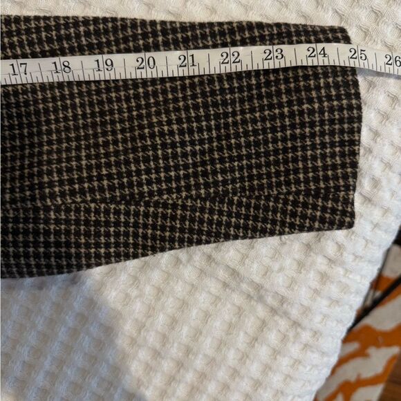 RAILS Blazer Womens Brown Plaid Houndstooth Wool Blend Cody Jacket Size XL - Picture 9 of 11
